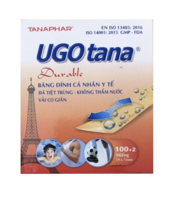 Băng dính cá nhân y tế Ugo Tana Durable 1