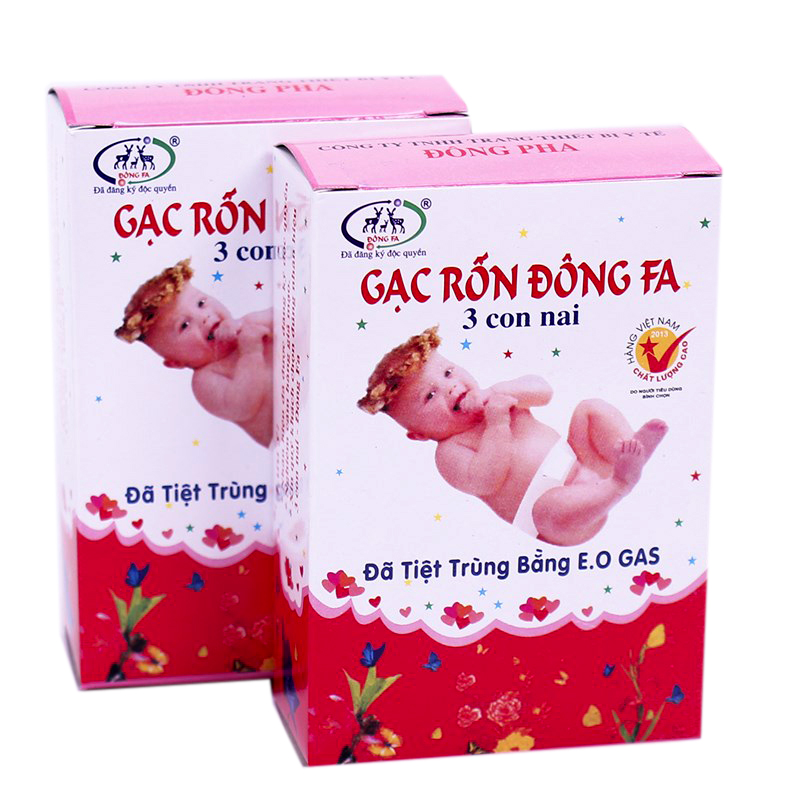 Gạc rốn Đông Pha 3 con nai cho trẻ sơ sinh 1