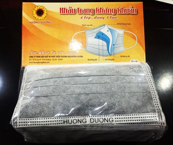 Công dụng khẩu trang y tế Hướng Dương Đen