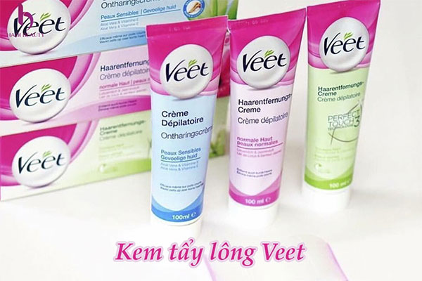 Kem tẩy lông Veet Silk & Fresh có mấy loại?