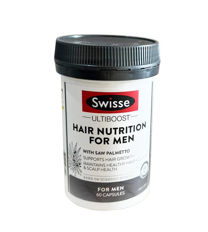 Viên uống hỗ trợ mọc tóc cho nam Swisse Hair Nutrition For Men