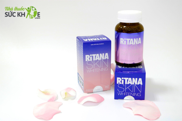 Viên uống trắng da Ritana Skin Whitening của Mỹ