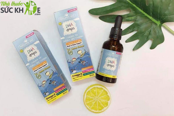 DHA dạng nhỏ giọt Mini Drops Natures Aid chiết xuất 100% từ thiên nhiên