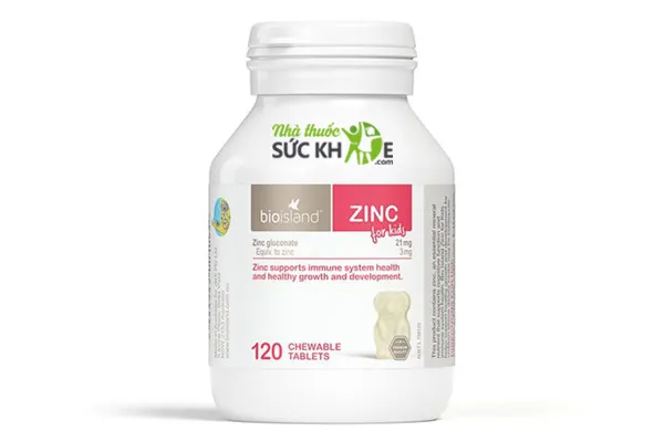 uống kẽm và vitamin D3 cùng lúc được không, Viên kẽm Bio Island Zinc 