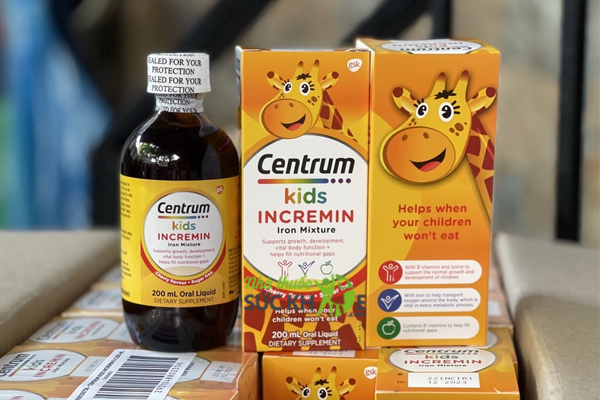 Siro Centrum Kids Incremin Iron Mixture Của Úc (mẫu mới)