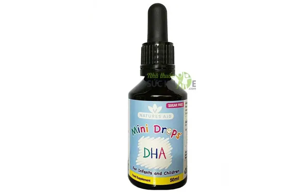 DHA Drops Natures Aid 50ml Cho Bé Từ 3 Tháng Đến 5 Tuổi