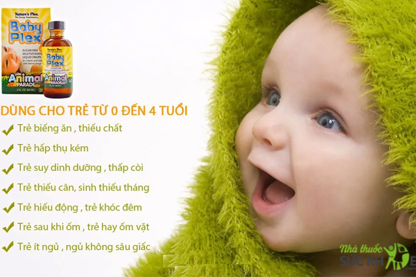 Vitamin Baby Plex giúp bé phát triển toàn diện