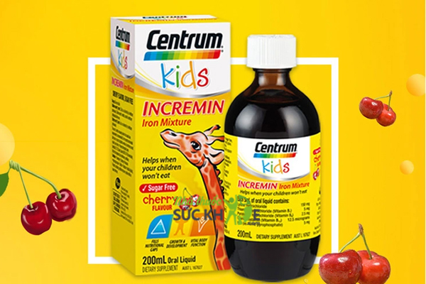 Siro Centrum Kids Incremin Iron Mixture Của Úc (mẫu cũ)