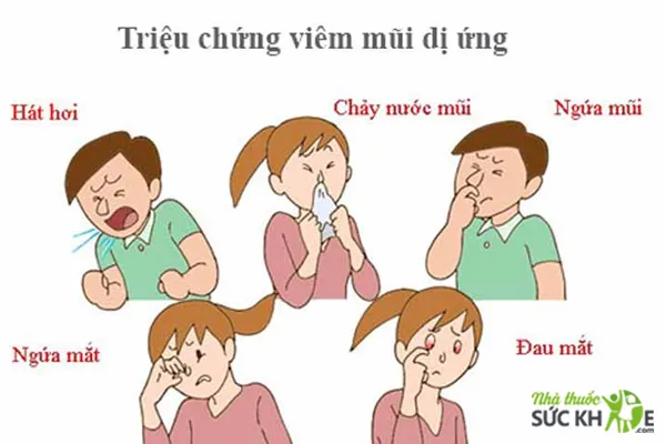 Các triệu chứng của bệnh viêm mũi dị ứng là gì?