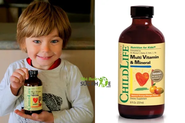 Thuốc tăng cường sức đề kháng đường hô hấp Childlife Multivitamin & Mineral