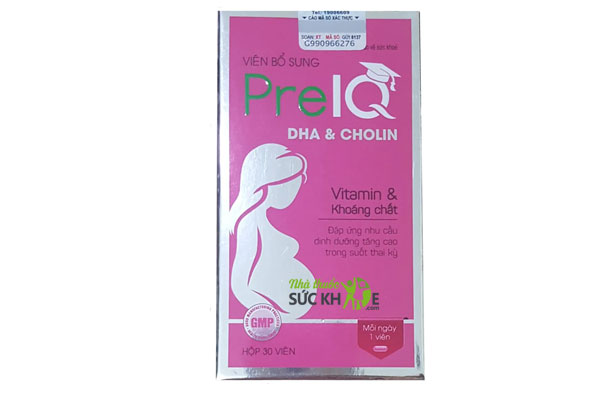 PreIQ giúp bổ sung vitamin, khoáng chất cho bà bầu