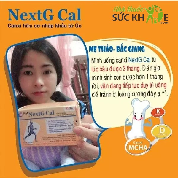 Review người dùng về hiệu quả sản phẩm NextG Cal