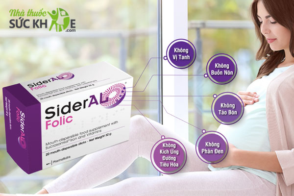 Review bột bổ sung sắt Sideral Folic từ người dùng 