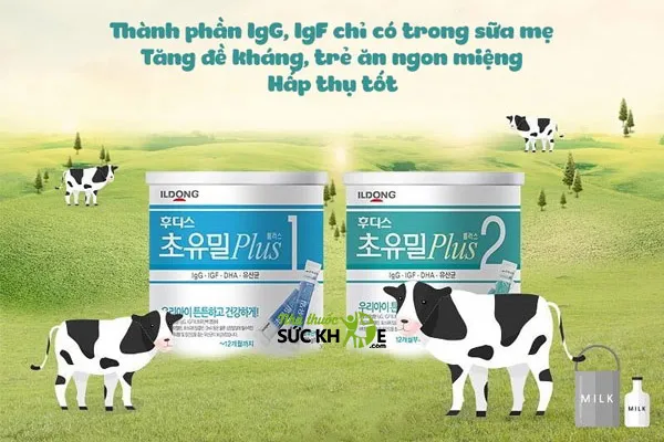 Sữa non ILDONG 1 và 2