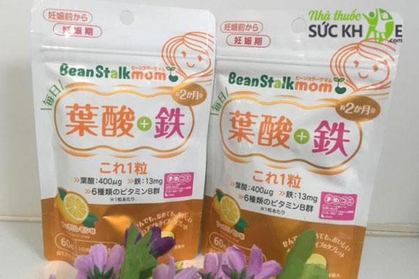 Cách sử dụng viên bổ sung sắt Beanstalkmom rất đơn giản và tiện lợi