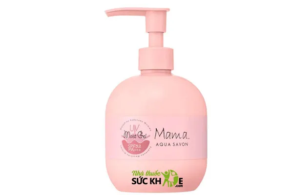 Kem chống nắng dạng Gel của Nhật Mama Aqua Savon SPF32/PA+++