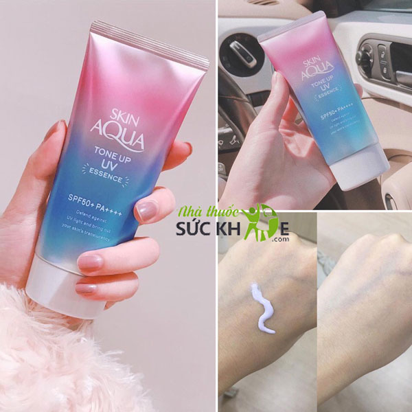 Kem chống nắng nâng tone Skin Aqua Tone Up UV Essence 