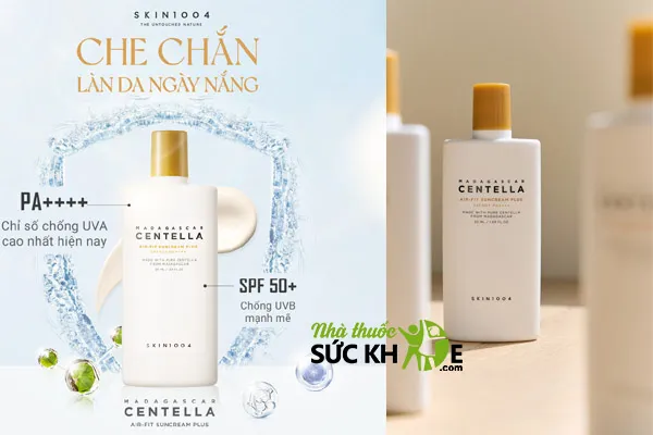 Kem chống nắng cho da dầu Centella Skin1004