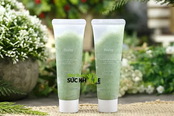 Tẩy tế bào chết mặt cho da dầu mụn tại nhà Huxley Scrub Mask Sweet Therapy