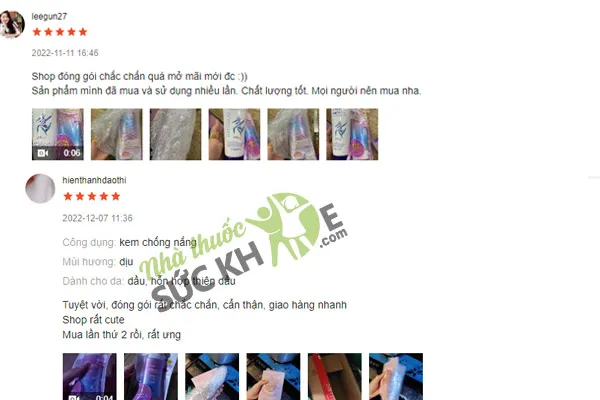 Review kem chống nắng cho da dầu mụn giá rẻ Skin Aqua 