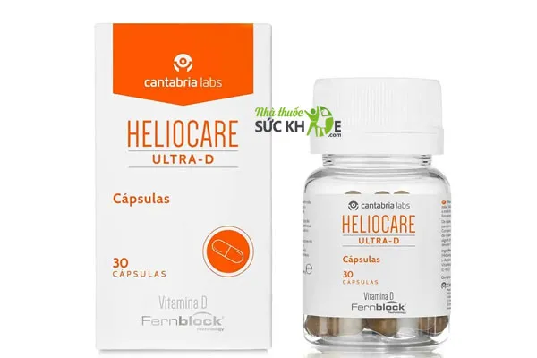 Viên uống chống nắng từ bên trong Heliocare Ultra- D