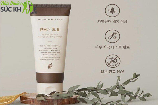 Sữa rửa mặt cân bằng da PHA 5.5 pH Balancing Cleansing Foam