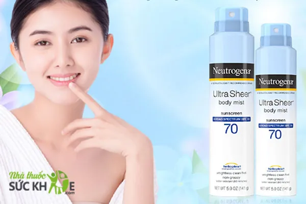 Kem chống nắng toàn thân chống nước dạng xịt Neutrogena 