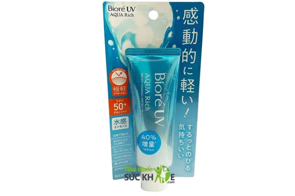 Kem chống nắng chống nước Biore Aqua Rich Watery Essence 