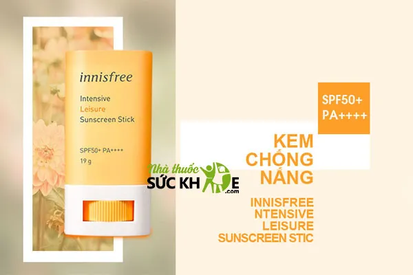 Kem chống nắng dạng lăn Hàn Quốc Innisfree Intensive Leisure