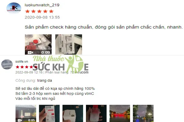 review Viên uống Glutathione Oneday Collagen  