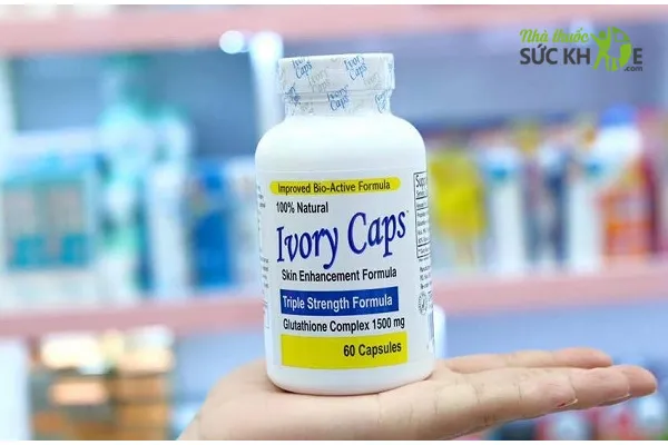 Viên uống trắng da Ivory Caps Glutathione