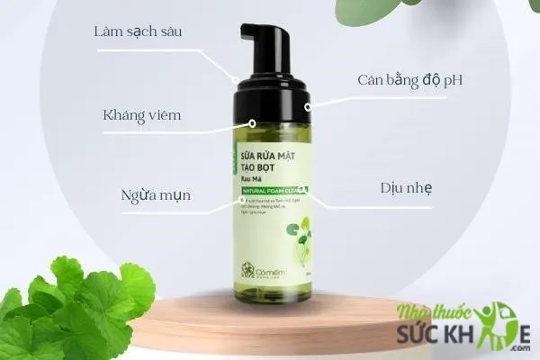 Sữa rửa mặt tạo bọt Rau Má 