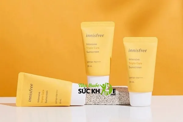 Kem chống nắng cho da dầu mụn Hàn Quốc Innisfree Triple Care