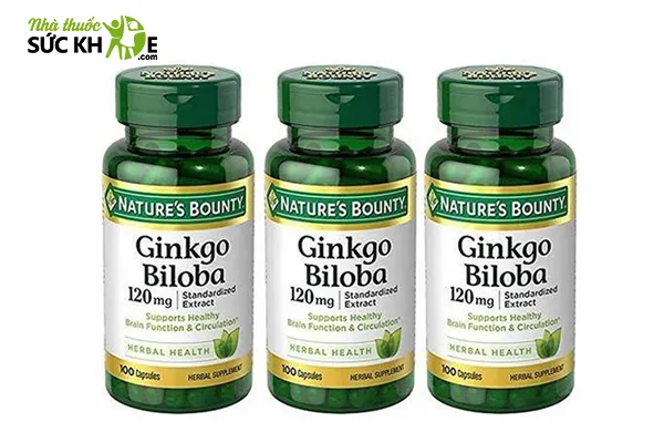 Viên uống bổ não cho học sinh Nature’s Bounty Ginkgo Biloba