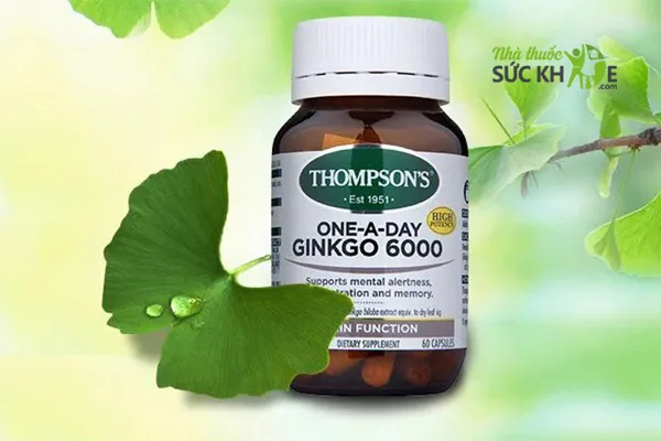 Thuốc tăng cường trí nhớ và khả năng tập trung Thompson’s One A Day Ginkgo