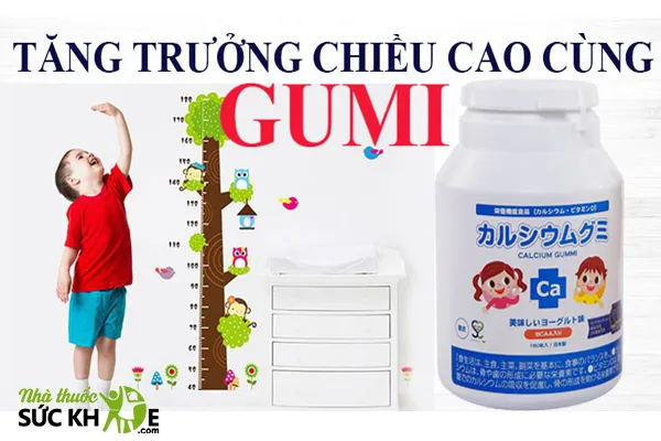 Canxi cho bé của Nhật Gumi