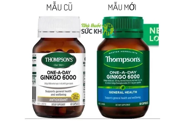 Viên uống Thompson's One A Day Ginkgo 6000mg