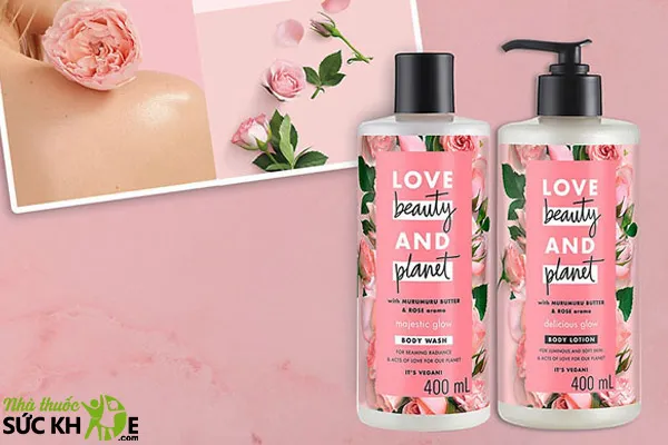 Sữa tắm thơm lâu Love Beauty & Planet Delicious Glow