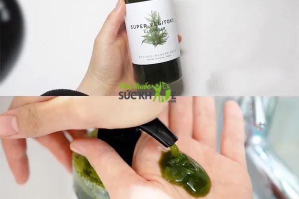 Sữa rửa mặt rau củ hỗ trợ thải độc Super Vegitoks Cleanser