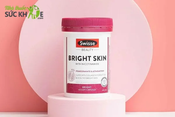 Viên uống trắng da toàn thân Swisse Beauty Bright Skin