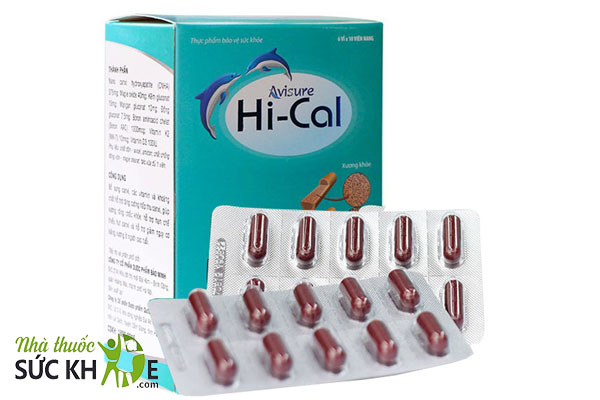  Avisure Hi-Cal bổ sung canxi tự nhiên cho bà bầu, hộp 60 viên