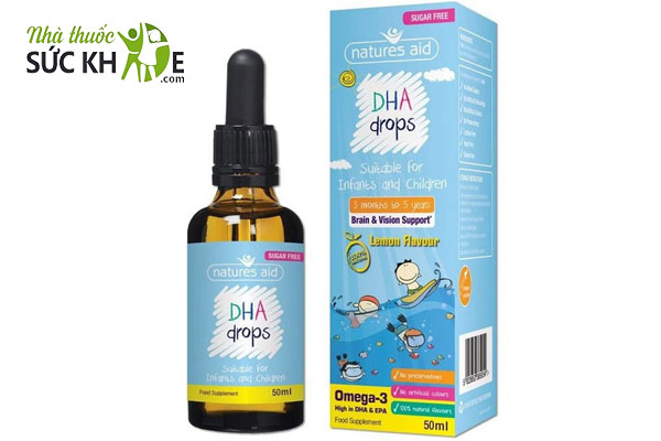 DHA Drops - DHA dạng giọt cho bé từ 3 tháng đến 5 tuổi mẫu cũ