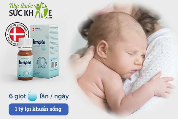 Lợi khuẩn sống Imiale chăm sóc bé toàn diện từ những ngày đầu đời