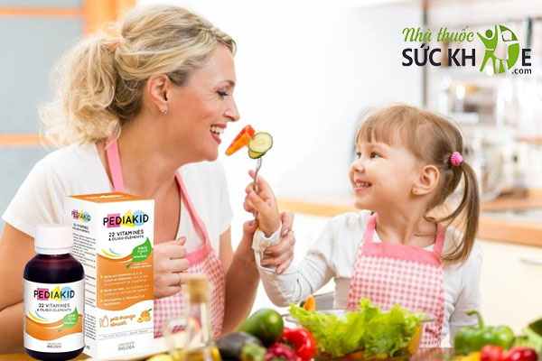 PediaKid 22 Vitamins hỗ trợ bé tiêu hóa tốt