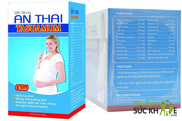 Thành phần có trong viên nang an thai Tasuamum