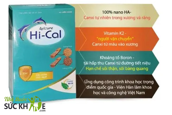 Hi- Cal sản xuất bởi công nghệ hiện đại, nguồn nguyên liệu thiên nhiên