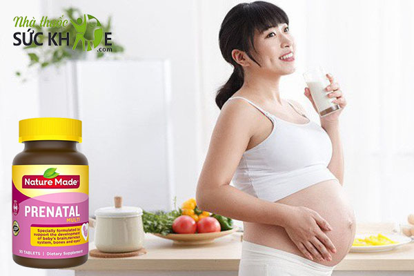 Mỗi hộp Multi Prenatal Nature Made sử dụng trong 3 tháng